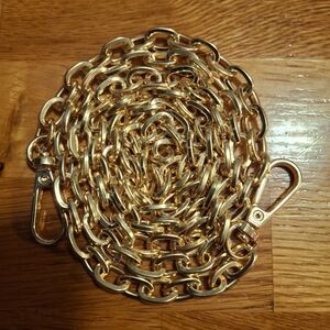 Gold Unbranded 47" Handbag Chain New